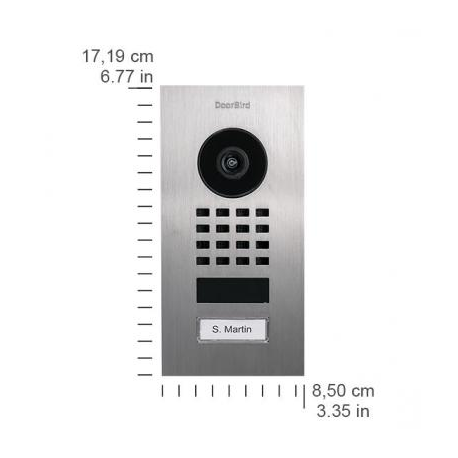 Doorbird D1101V Flush Mount Door Station