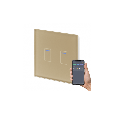 CRYSTAL+ TOUCH WIFI SWITCH 2G