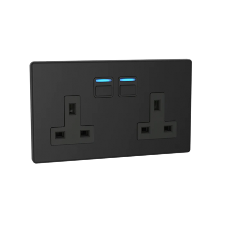 Lightwave 2 Gang Smart Socket LP42