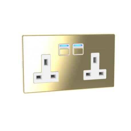 Lightwave 2 Gang Smart Socket LP42