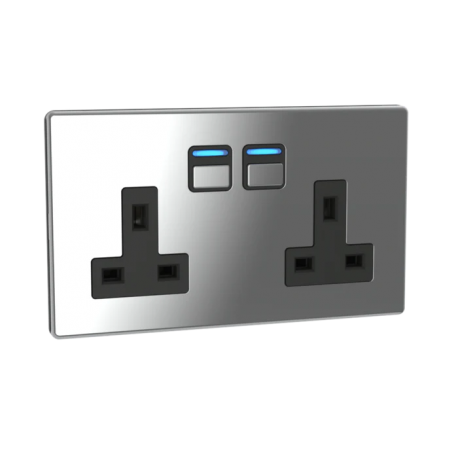 Lightwave 2 Gang Smart Socket LP42