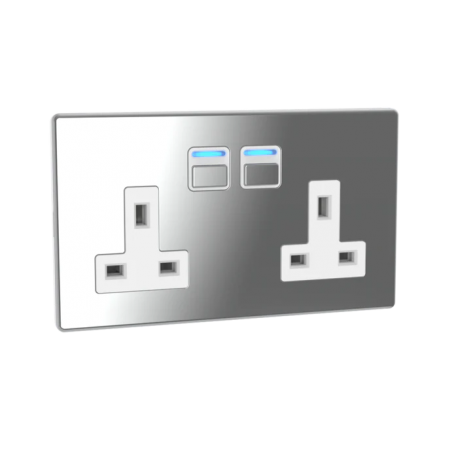 Lightwave 2 Gang Smart Socket LP42