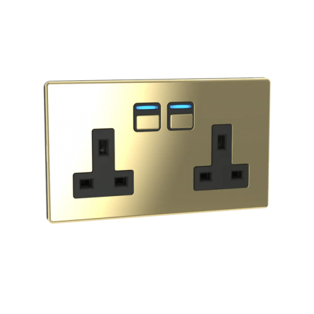Lightwave 2 Gang Smart Socket LP42