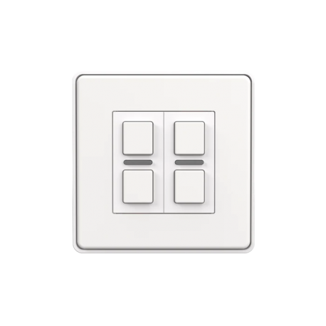 Lightwave 2 Gang Wire-free Switch White