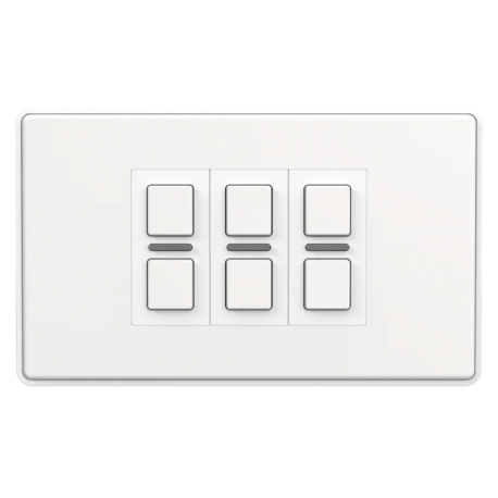 Lightwave 3 Gang Wire-free Switch White