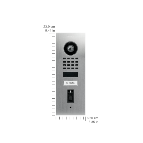 D1101FV FINGERPRINT 50 FLUSH-MOUNT IP VIDEO DOOR STATION