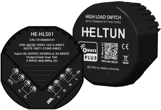 HELTUN High Load Switch with Thermostat Functionality
