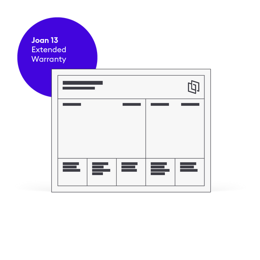 Joan Plus – Extended Warranty for Joan 13