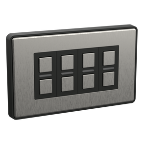 Lightwave 4 Gang Wire-free Switch Stainless Steel