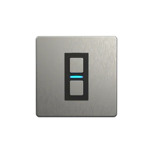 Lightwave 1 Gang Smart Dimmer - Stainless Steel