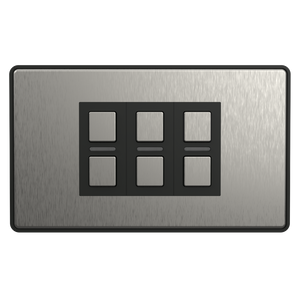 Lightwave 3 Gang Wire-free Switch Stainless Steel