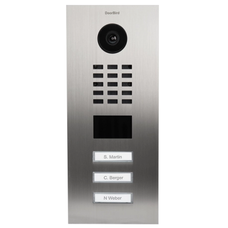 Doorbird D2103V IP Video Door Station With 3 Call Buttons