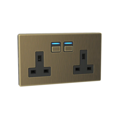 Lightwave 2 Gang Smart Socket LP42