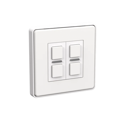 Lightwave 2 Gang Wire-free Switch White