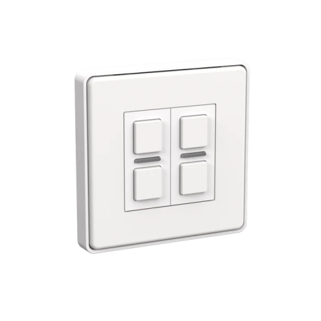 Lightwave 2 Gang Wire-free Switch White