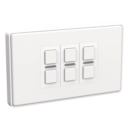 Lightwave 3 Gang Wire-free Switch White