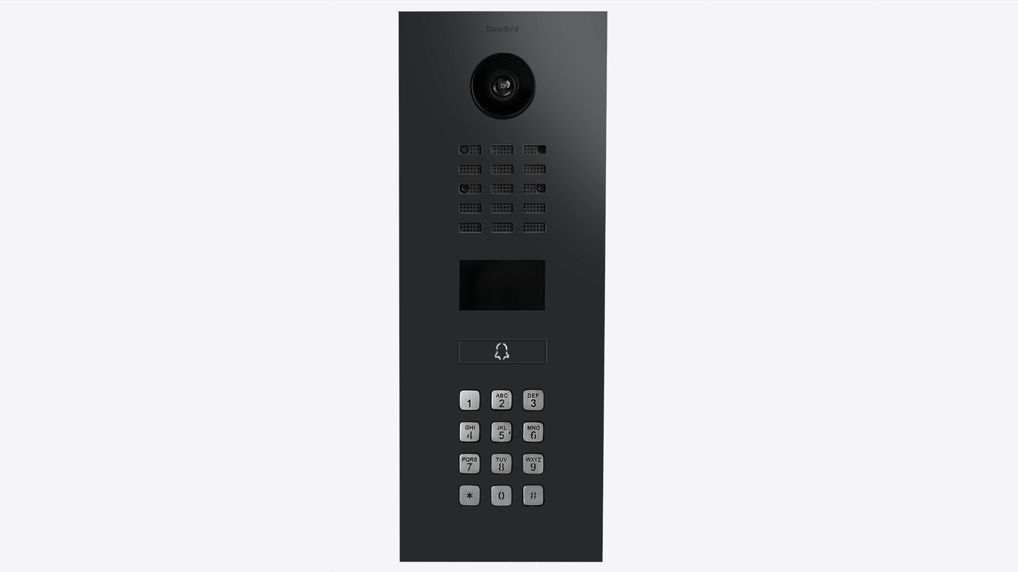 Doorbird D2101KV IP Video Door Station With Numeric Keypad Graphite Black