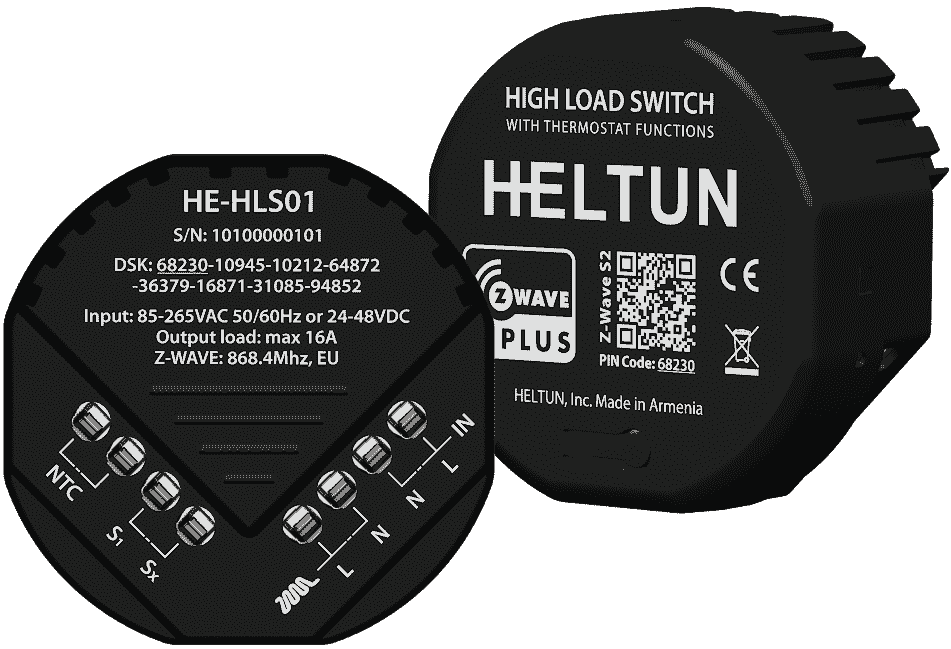 HELTUN High Load Switch with Thermostat Functionality