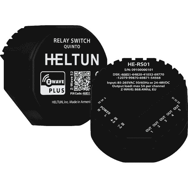HELTUN Relay Switch Quinto (5x5A)