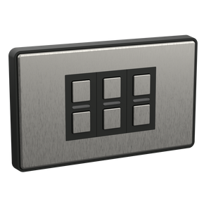 Lightwave 3 Gang Wire-free Switch Stainless Steel